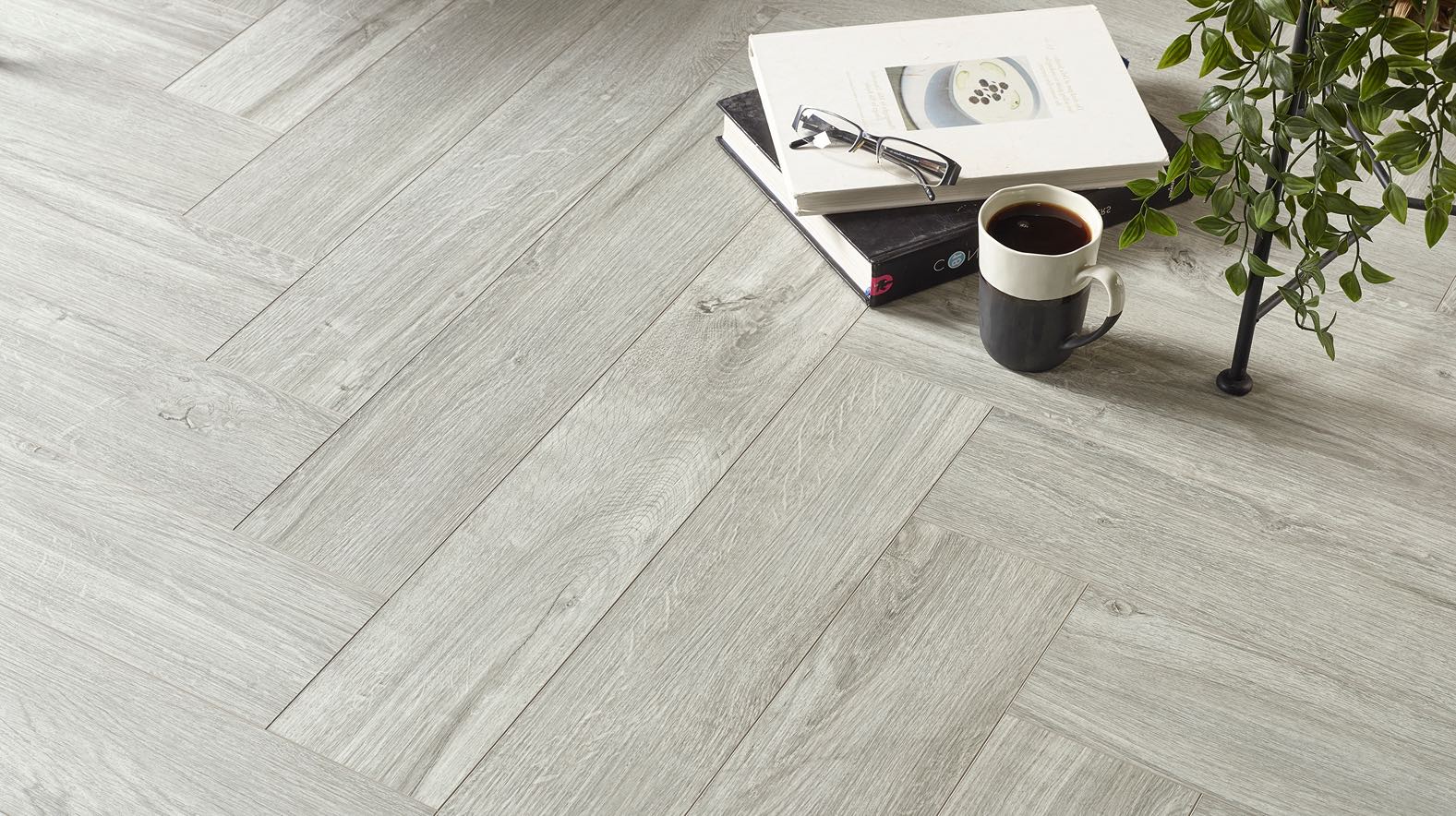 White Parquet Flooring