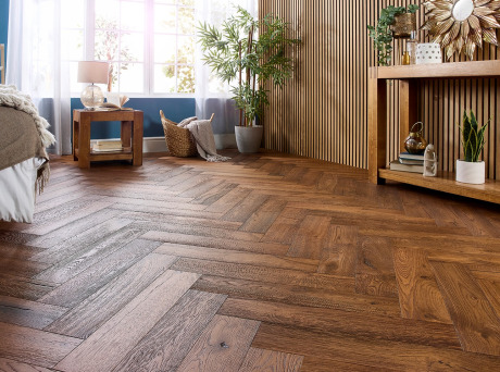 Balmoral Cask Oak Herringbone 14mm Engineered Wood Flooring