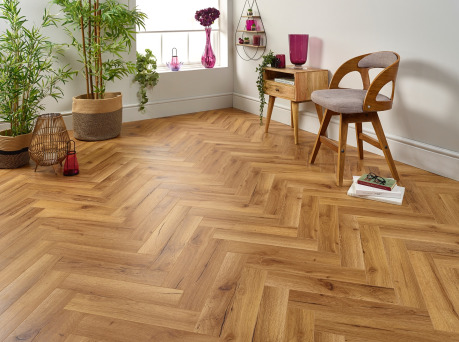 Viscount Oki Herringbone Laminate Flooring